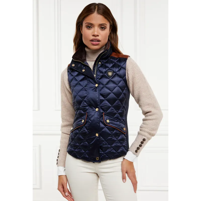 Holland Cooper Charlbury Quilted Gilet - Ink Navy
